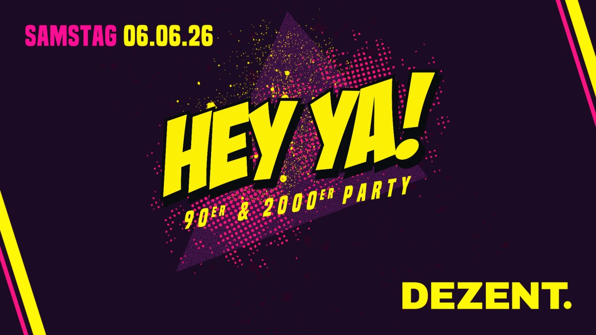 Flyer Hey Ya! 90er & 2000er Party